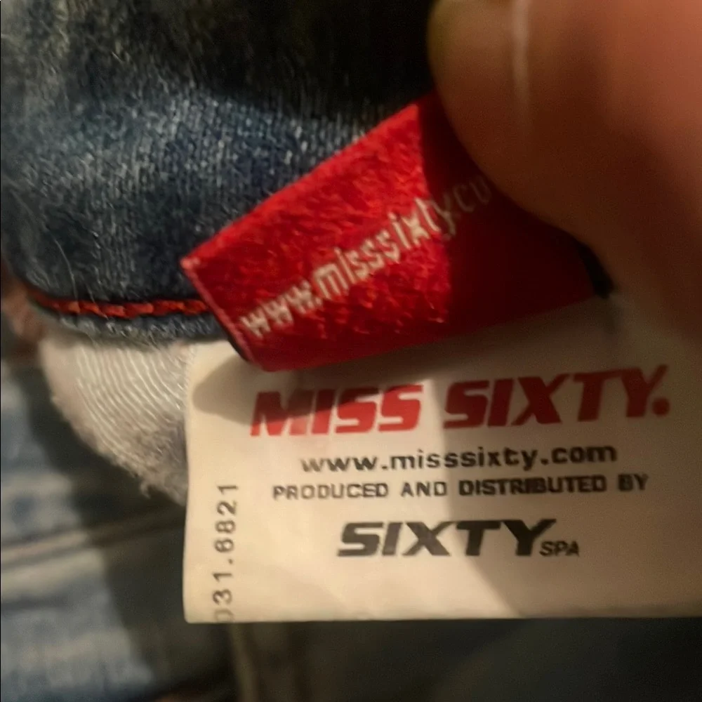 Miss Sixty Light Blue Flare Jeans - Picture 6 of 7